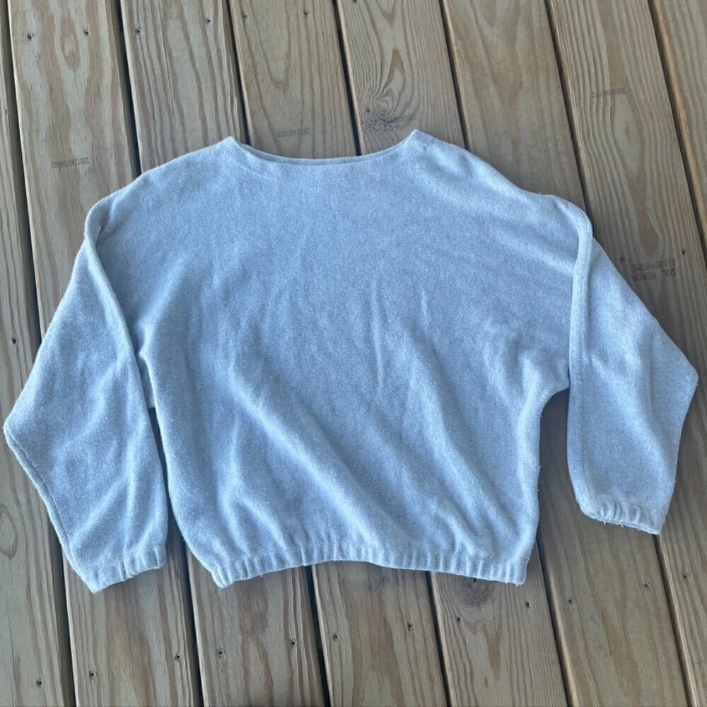** Club Monaco Merino Wool Heathered Gray Sweater XS